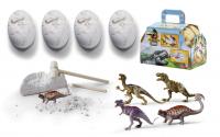 Sada na vykopání dinosaura vejce 4 ks